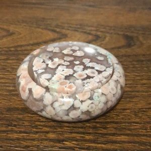 Cherry Blossom Agate Bangle - Peach Garden